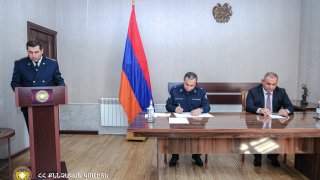 Քննչական կոմիտեի նախագահն աշխատանքային այցով եղել է Կոտայքի մարզային քննչական վարչությունում